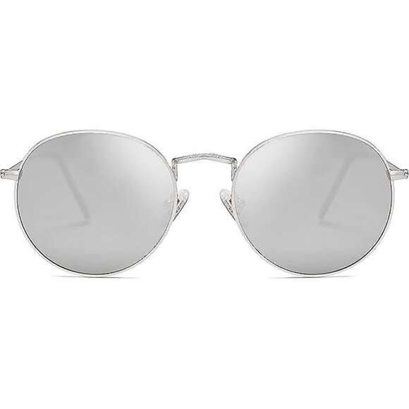 Small Round Polarized Sunglasses for Women Men Classic Vintage Retro Shades UV40